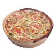 Quiche chèvre tomate courgette (au poids)